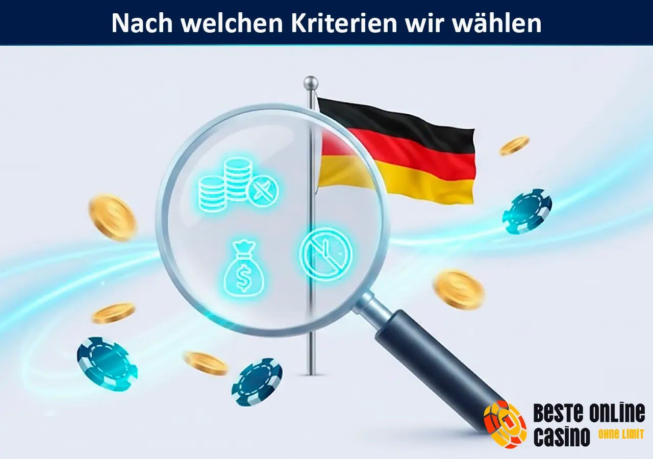 Wie wir die besten Online Casinos ohne Beschränkungen bewerten und prüfen.